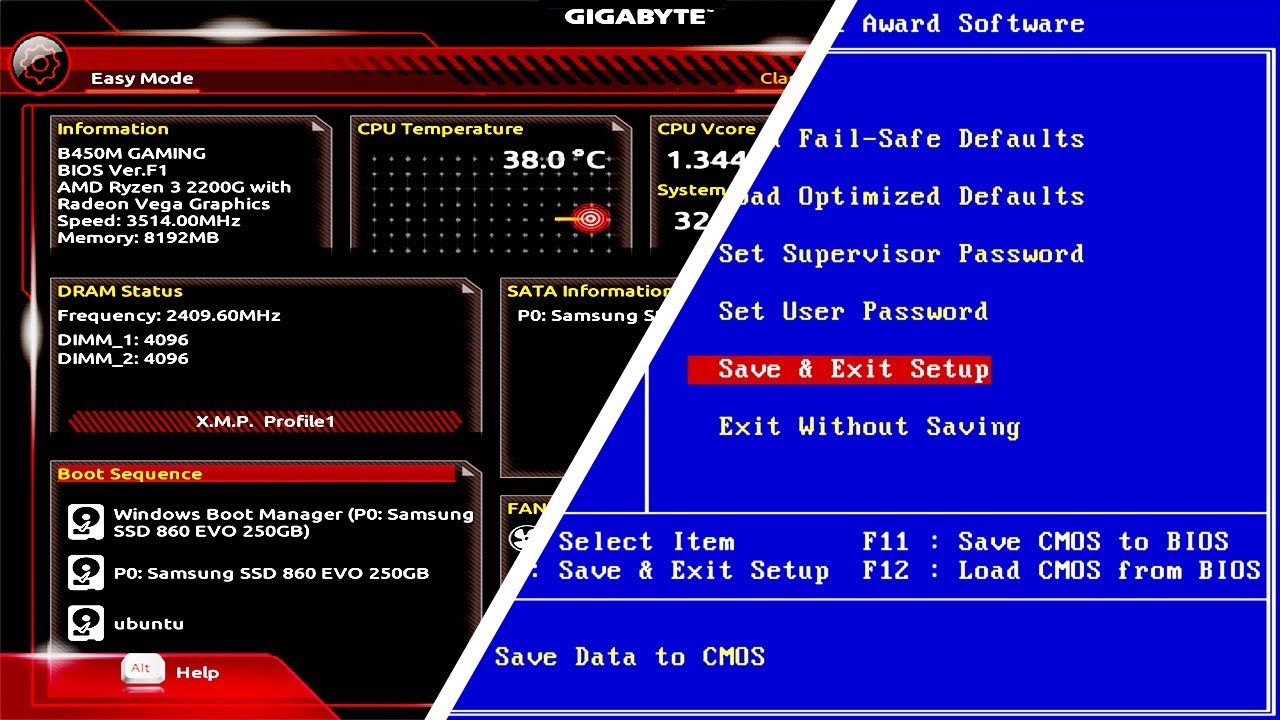 Image-of-bios-settings