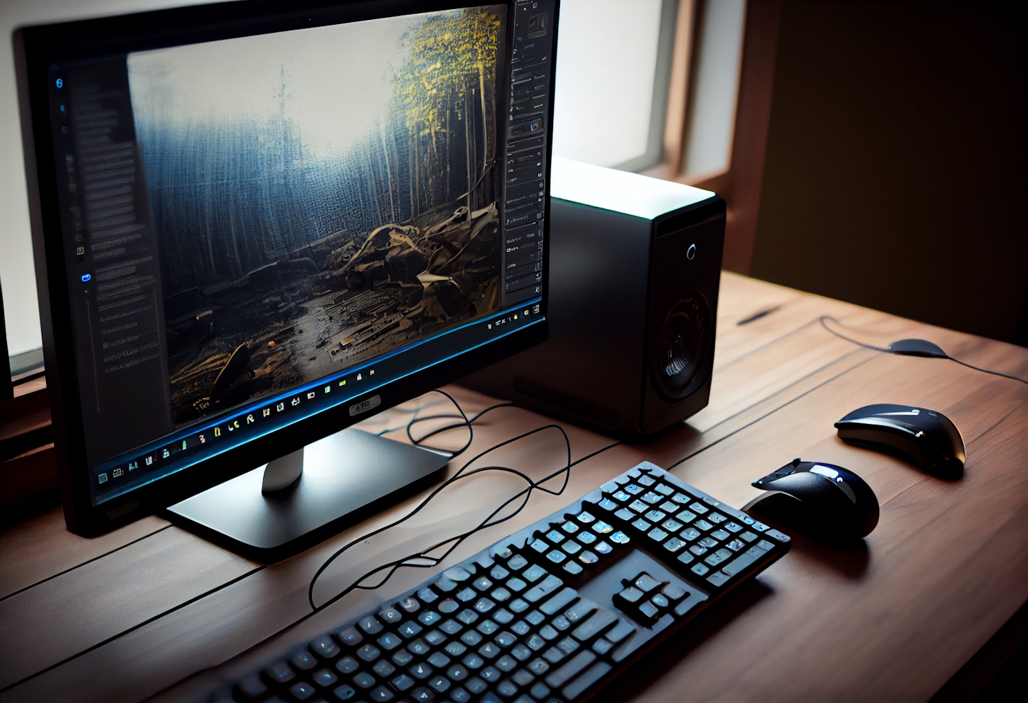 Shot of a Workstation in an Office